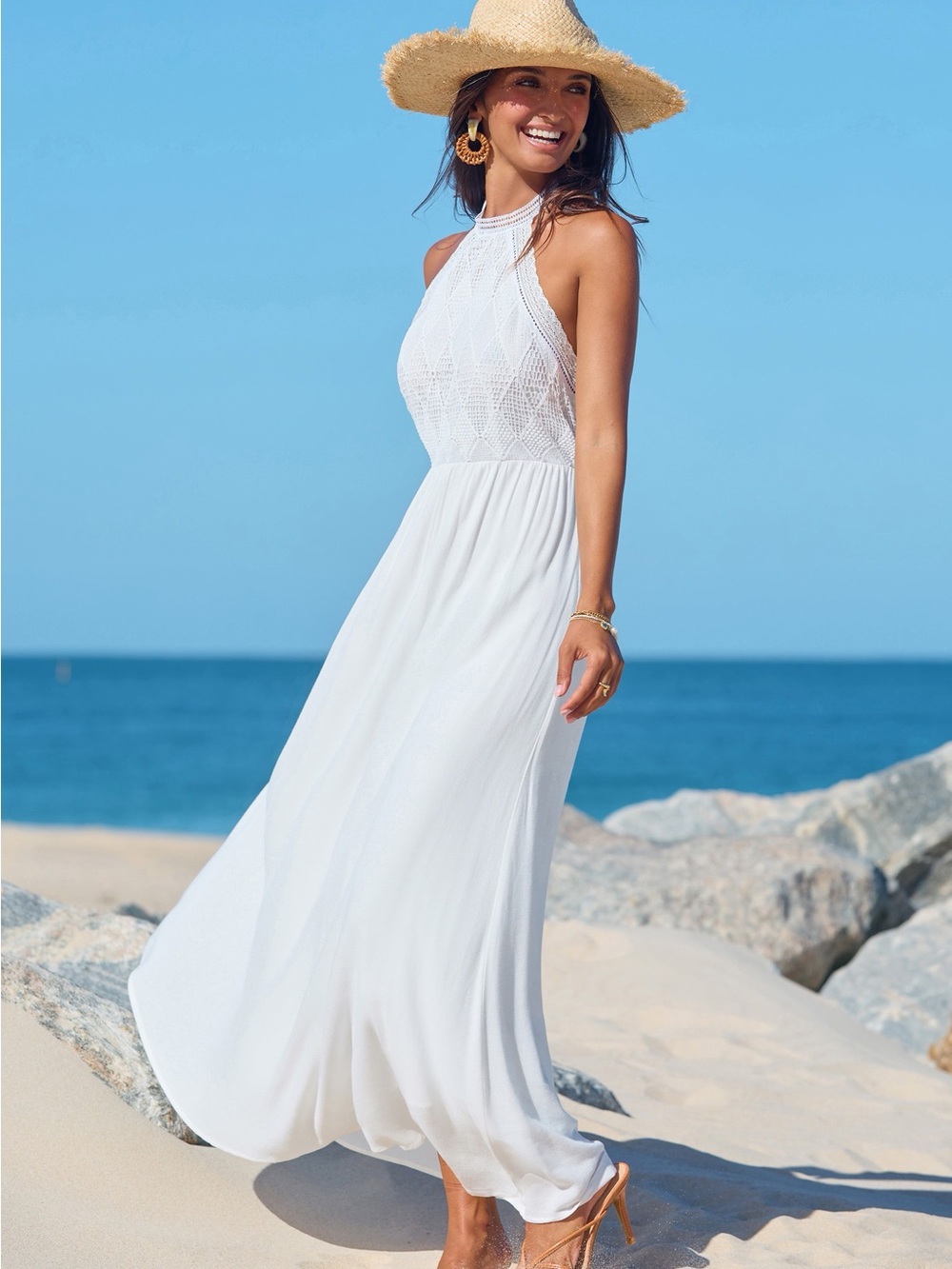 Cupshe Everlasting Charm White Maxi Dress - Picture 6 of 8